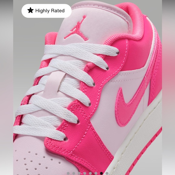 Air Jordan 1 Low NIB Hyper Pink 8.5W - Picture 5 of 7